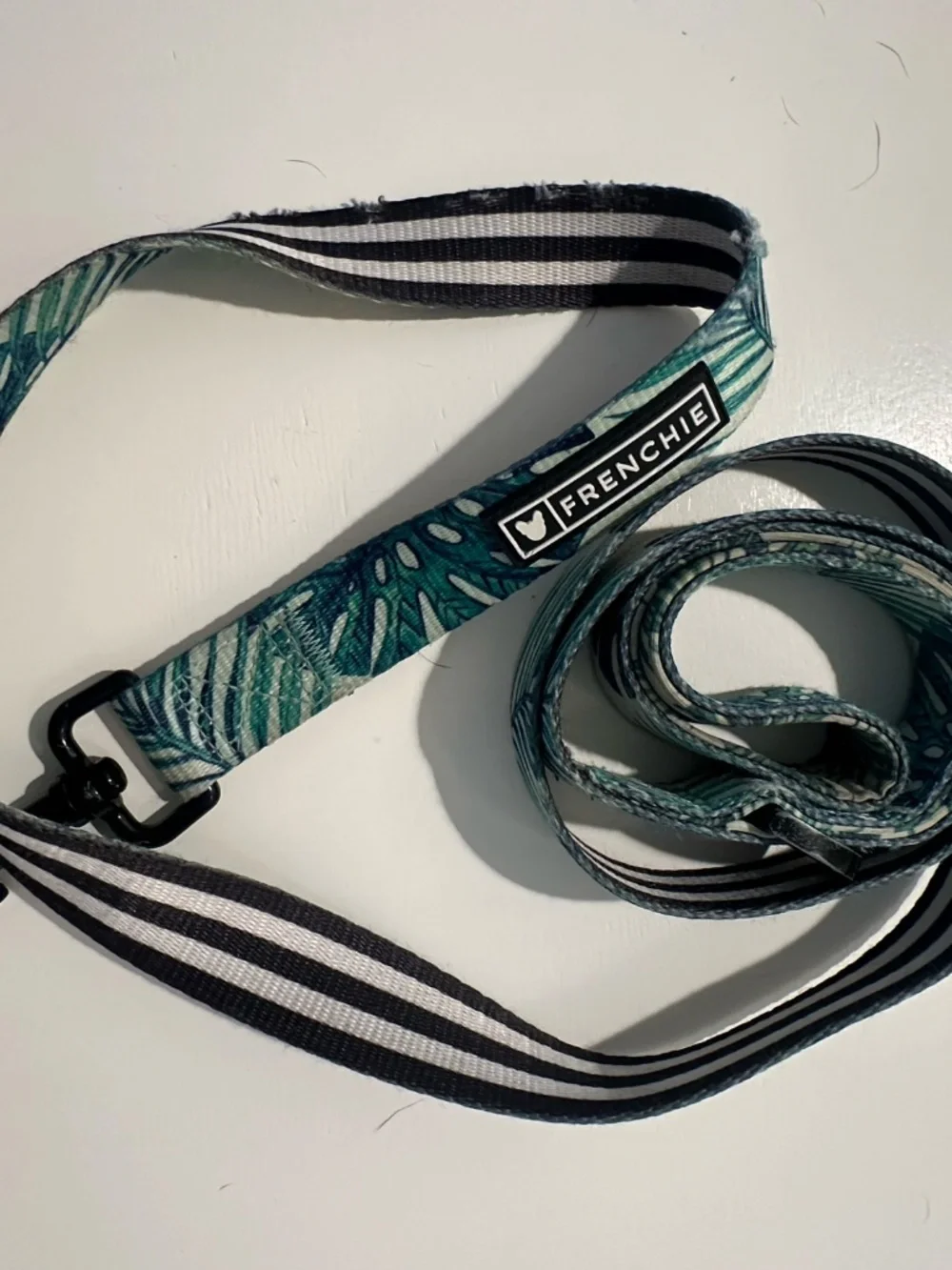 Frenchie Bulldog Dual Print Leash - Palms Print